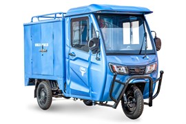 Грузовой электротрицикл Rutrike КАРГО Кабина Дуал темно-синий-2758 024460-2758