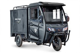 Грузовой электротрицикл Rutrike КАРГО Кабина Дуал Черный матовый-2825 024460-2825