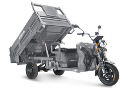 Грузовой электрический трицикл Rutrike D5 1700 гидравлика (60V1200W) Серый-2797 024732-2797