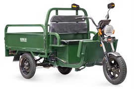Грузовой электротрицикл Rutrike Партнёр 1500 48V1200W Зеленый-2898 025146-2898