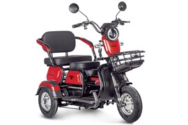 Электротрицикл Rutrike Gelbert Caf 48V/60V 600Вт Красный-3038 0000131-3038