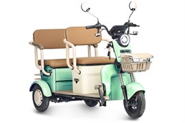 Электротрицикл Rutrike Gelbert Atlas 48V/60V 600Вт Зеленый-3025 0000140-3025