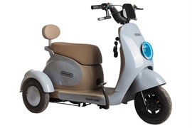 Электротрицикл Rutrike Gelbert Ogma 48V/60V 650Вт Серо-голубой-3051 0000252-3051