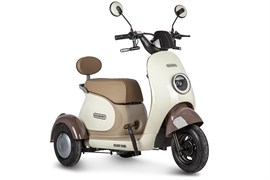 Электротрицикл Rutrike Gelbert Ogma 48V/60V 650Вт Бело-коричневый-3052 0000252-3052