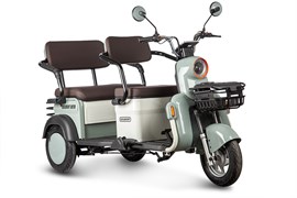 Электротрицикл Rutrike Gelbert Beta 48V/60V 800Вт Зелено-белый-3030 0000256-3030