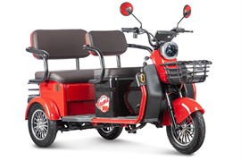Электротрицикл Rutrike Gelbert Kappa 48V/60V 650Вт Красный-3044 0000268-3044