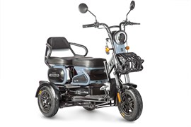 Электротрицикл Wanshida HOT HATCH 60V 650Вт черно-синий-3071 0000288-3071