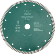 Диск алмазный KEOS Standart TURBO (гранит) 230мм/22,23 (DBS03.230) 73066