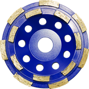 Чашка алмазная KEOS Professional двухрядная 125мм/22,23 (CDR125PRO) 73136