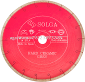 Диск алмазный Solga Diamant HARD CERAMICS сплошной (керамогранит) 250мм/25,4 74089