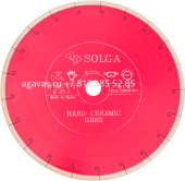 Диск алмазный Solga Diamant HARD CERAMICS сплошной (керамогранит) 300мм/25,4 74090