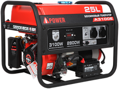 Портативный бензиновый генератор A-iPower A3100E 223837
