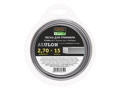 Леска ф 2.7 мм х 15 м квадратн. сеч. ALULON STARTUL GARDEN ЦБ-8805618432
