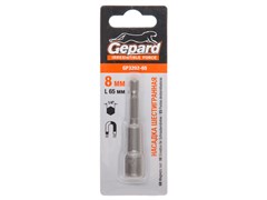 Насадка шестигранная магнитная  7х65мм GEPARD (GP3201-65) ЦБ-0074795702