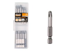 Насадка крестообразная PH2 50мм 10шт GEPARD (GP3601-50) ЦБ-3146317568