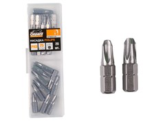 Насадка крестообразная PH3 25мм 20шт GEPARD (GP3602-25) ЦБ-0709729614