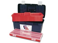 Ящик для инструмента пластмассовый 58x29x29см (с лотком и органайзером) TAYG ЦБ-2793245375