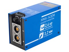 Инвертор сварочный Solaris MMA-143EM + AK (230В,10-140А) ЦБ-0008813664