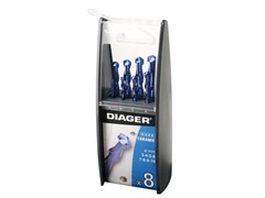 Набор сверл по кафелю/стеклу Ceramik 3-10 мм DIAGER 8 шт. ЦБ-0011306120