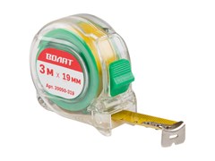 Рулетка  3м/19мм прозр. корп. ВОЛАТ (быт.) ЦБ-2807294525