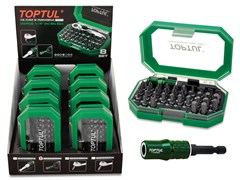(8 сетов) Набор бит 1/4" с магнитным держателем TOPTUL (GACW3502S) ЦБ-3175195392