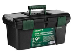 Ящик для инструмента пластмасс. 49x27,5x24 см (19