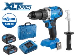 Аккум. дрель-шуруповерт BULL SR 1802 в чем. XLTpro БЕСЩЕТ., 18 В, 80 Н*м, 2*4 А*ч, БЗП 13 мм ЦВ-0000178200