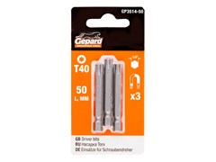 Насадка TORX T40 50мм  3шт GEPARD (GP3514-50) ЦВ-0698176944