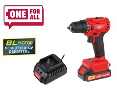 Аккум. дрель-шуруповерт WORTEX BD 1815-1 DLi в чем. ALL1 БЕСЩЕТ, 18 В, 50 Н*м, 1х1.5 А*ч, БЗП 10 мм ЦВ-0053525376