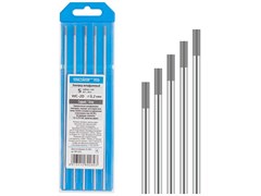 Электрод вольфрамовый серый WC-20, Ф 3,2 мм (набор 5 шт) SOLARIS ЦЕ-0218151375