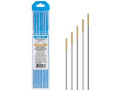 Электрод вольфрамовый золотой WL-15, Ф 1,6 мм (набор 5 шт) SOLARIS ЦЕ-4293565394