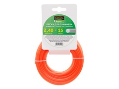 Леска ф 2.4 мм х 15 м шестигр. сеч. STARTUL GARDEN ЦБ-0001941712