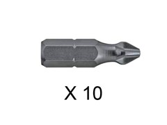 Насадка крестообразная PZ2 25мм (10шт) торсионная DIAGER ЦБ-1892815344