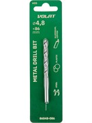 Сверло по металлу ц/х 4.8х52х86 мм HSS ВОЛАТ ЦБ-7521823436