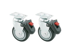 Колеса поворотные к тележкам 2 шт. TOPTUL (TEAH050201) ЦБ-0810416700