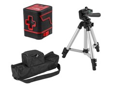 Нивелир лазерный Wortex LL 0210 X со штативом в кор. 2х110°, до 15 м, +/- 0.3 мм/м, зеленый ЦГ-1608179250