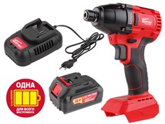 Аккум. ударный гайковерт WORTEX CWR 0118 в кор. ALL1 + АКЦИЯ (комплект с АКБ и ЗУ со скидкой) ЦГ-4022207100