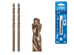 Сверло по металлу ц/х 3.0х33х61 мм HSS-Co, комплект из 2-х шт EXPERT STARTUL ЦЗ-0103592275
