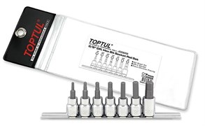 Набор бит 3/8" 7шт. TOPTUL ЦЗ-0000205204