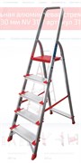 Лестница-стремянка алюм. проф. с широкой ступенью 103 см 5 ступ. 5,1кг NV3117 Новая Высота ЦБ-3705188625