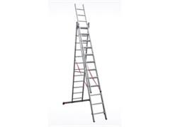 Лестница алюм. 3-х секц. 310/736/315 см 3х12 ступ. 20,4кг  NV3230 Новая Высота ЦГ-3135096657