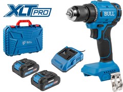 Аккум. дрель-шуруповерт BULL SR 1803 в чем. XLTpro БЕСЩЕТ., 2x2 А*ч, 18 В, 45 Н*м, БЗП 10 мм ЦЗ-0936986535