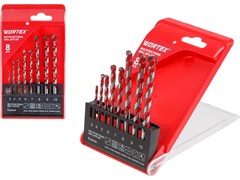 Набор сверл универсальных 8 шт. WORTEX ЦЗ-0038589372