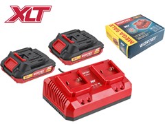 Набор аккумулятор 2х2 А*ч и зарядное устройство 2х2 А WORTEX ALL1 XLT в кор. SET ЦЗ-0202651416