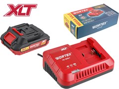 Набор аккумулятор 2 А*ч и зарядное устройство 1х2 А WORTEX ALL1 XLT в кор. SET ЦЗ-0450365740