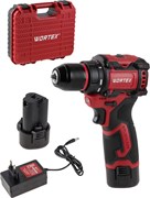 Аккум. дрель-шуруповерт WORTEX BD 1213-1 Dli в чем. 12 В, 40 Н*м, 2х2 А*ч, БЗП 10 мм ЦЗ-0282071790