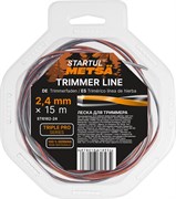 Леска ф 2.4 мм х 15 м витой квадрат сеч. TRIPLE PRO STARTUL METSA ЦЗ-3722237890