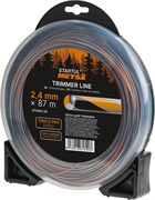 Леска ф 2.4 мм х 87 м витой круг сеч. TRIPLE PRO STARTUL METSA ЦЗ-2260524000