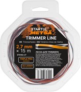 Леска ф 2.7 мм х 15 м витой квадрат сеч. TRIPLE PRO STARTUL METSA ЦЗ-0036517224