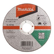 Абразивный отрезной диск для кирпича/камня плоский С30S, 125х3х22,23 Makita D-18720 С30S • 115х3х22,23 D-18720